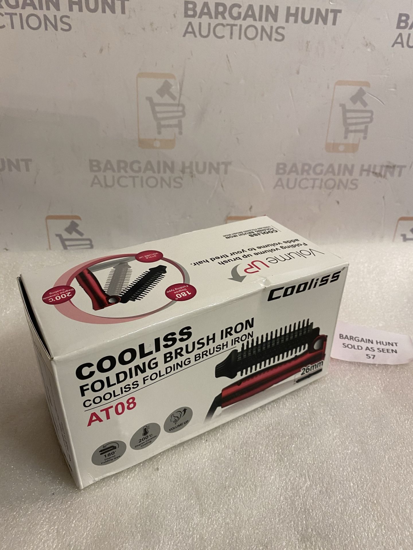 Coolis Folding Electric Brush Iron