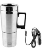 DeWin Car Electric Stainless Steel Cup Heating Kettle