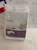 Lynmark Washable Bed Protector/ Pad with Tucks, Pack of 2, Single