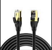 RRP £630 set of 21 x Ethernet Cable CAT 8, HIGH SPEED 40Gbps 2000MHz SFTP LAN Wire
