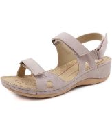 RRP £33.99 Celanda Ladies Open Toe Sandals Faux Leather Sandals, 6 UK