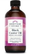 Heritage Store Black Caster Oil, 8 Ounce, Set of 5 RRP £100