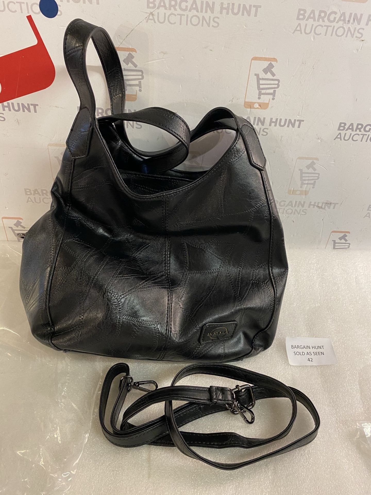 I IHAYNER Soft Vegan Leather Bag Large Capacity Handbag