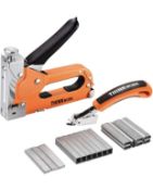 RRP £144 Set of 9 x Thinkwork 3-In-1 Staple Gun with 2100 Staples and Stapler Remover
