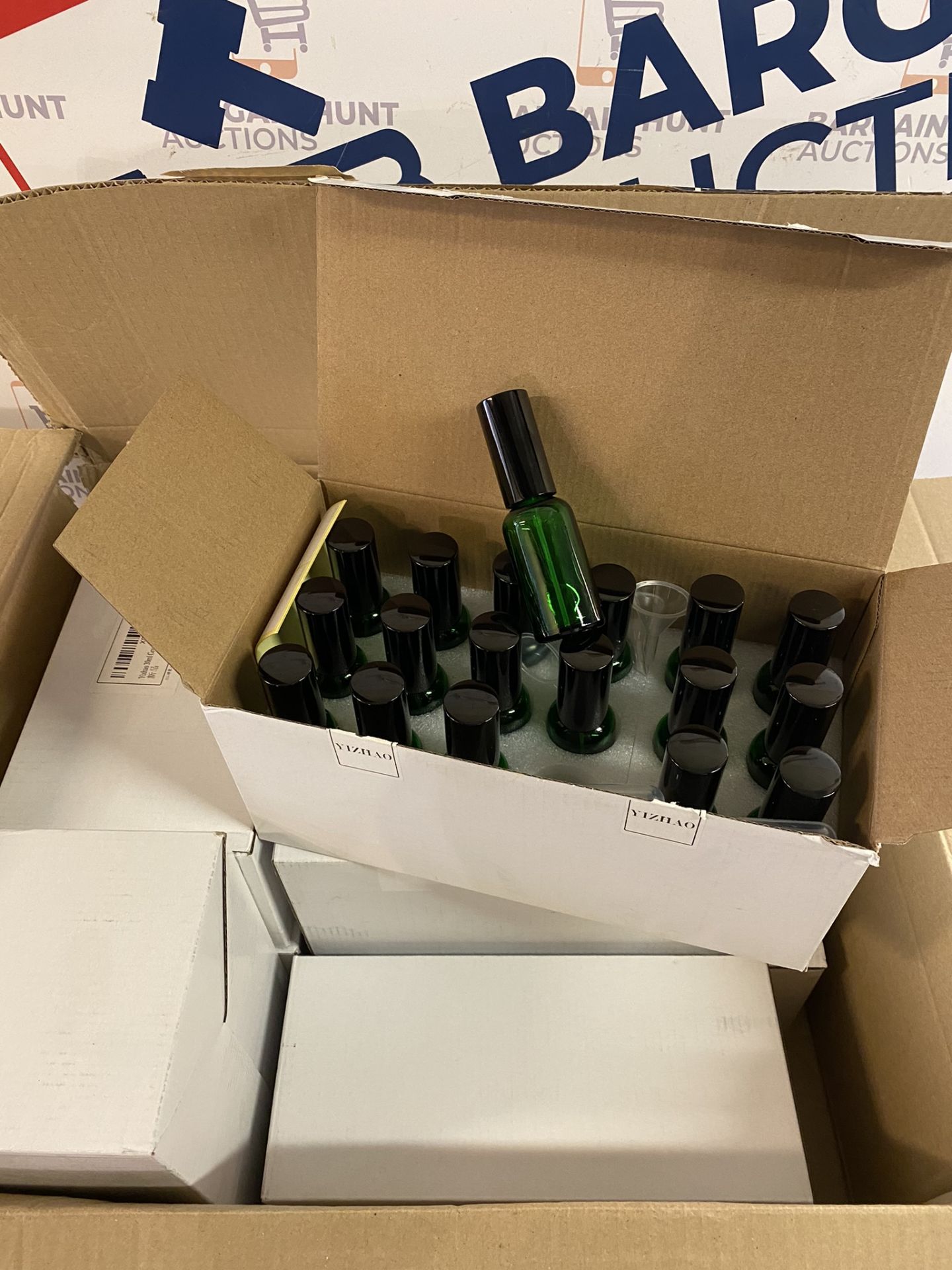 RRP £315 Set of 9 x 18pcs Yishao 30ml Green Glass Spray Bottles for Essential Oils