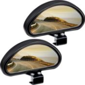 RRP £96 Set of 8 x Voarge 2 Piece Adjustable Blind Spot Side Mirror