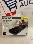 Avenli Flocked Air Bed with Built In Foot Pump
