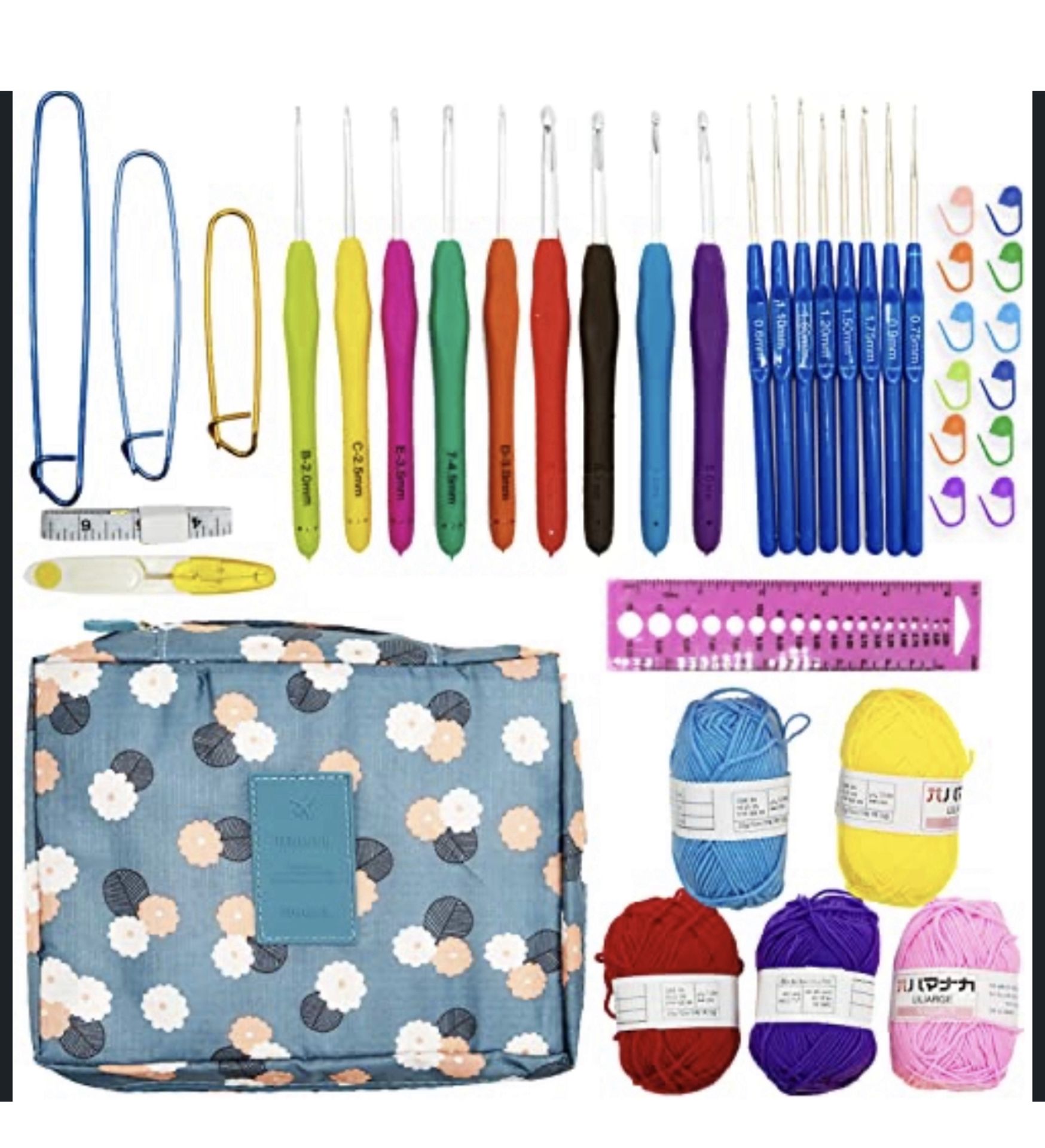 Crochet Hooks Set Crochet Kit for Beginners