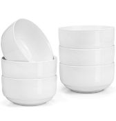 Lawei Porcelain Cereal Bowl Set 350ml Dessert Bowls Set of 12 RRP £36
