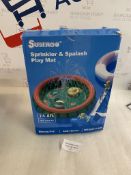 SuSenGo Splash Pads Sprinkler Mat for Toddlers, Large Size 74.8" Splash Pad Pool
