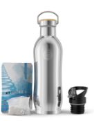 RRP £34.99 Invigorated Water pH Active Insulated Filtered Alkaline Water Bottle Stainless Steel