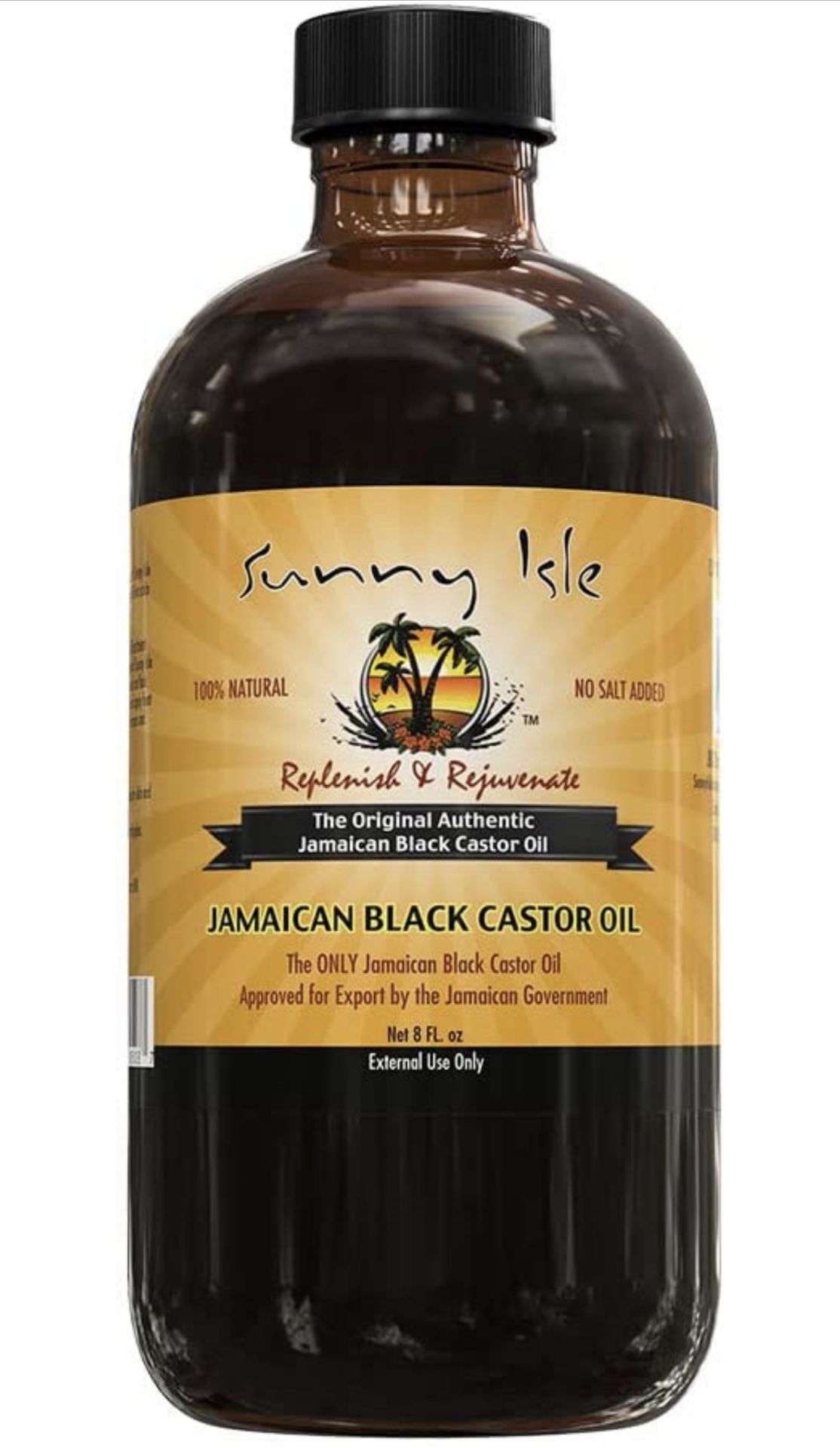 Sunny Isle Jamaican Black Caster Oil 8 oz, Set of 6 RRP £60