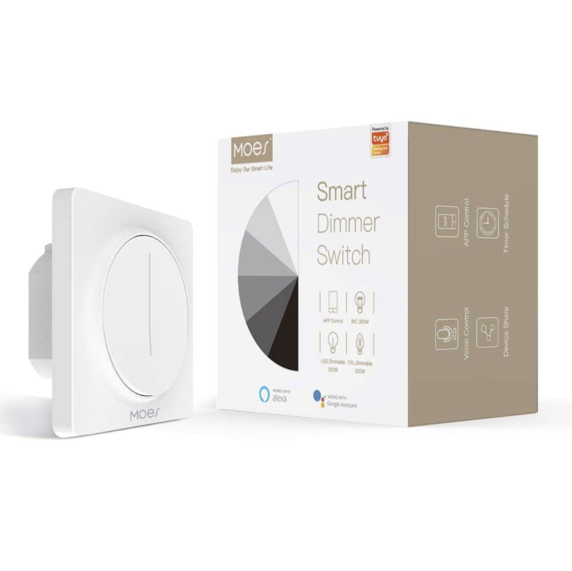Approximate RRP £1,265 Set of 55 x Moes WiFi Smart Light Switches Sensor Touch Switches - Image 2 of 2
