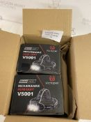 Victoper Rechargeable Head Torch, Set of 2 RRP £32