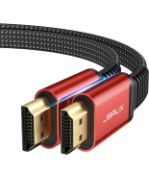 4K HDMI Cable 3M Flat HDMI 2.0 Cable, Set of 4 RRP £40