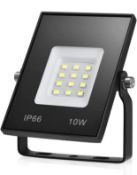 Eleing 10W Mini LED Outdoor Security Floodlights, Set of 4 RRP £40