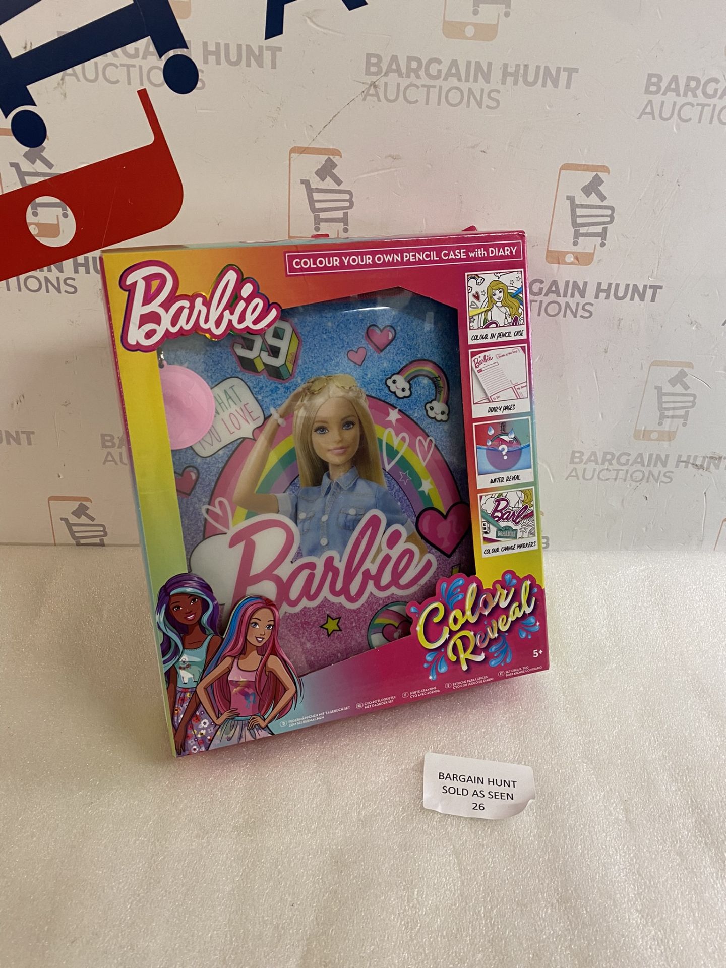 Barbie Colour Your Own Pencil Case Set - Image 2 of 2