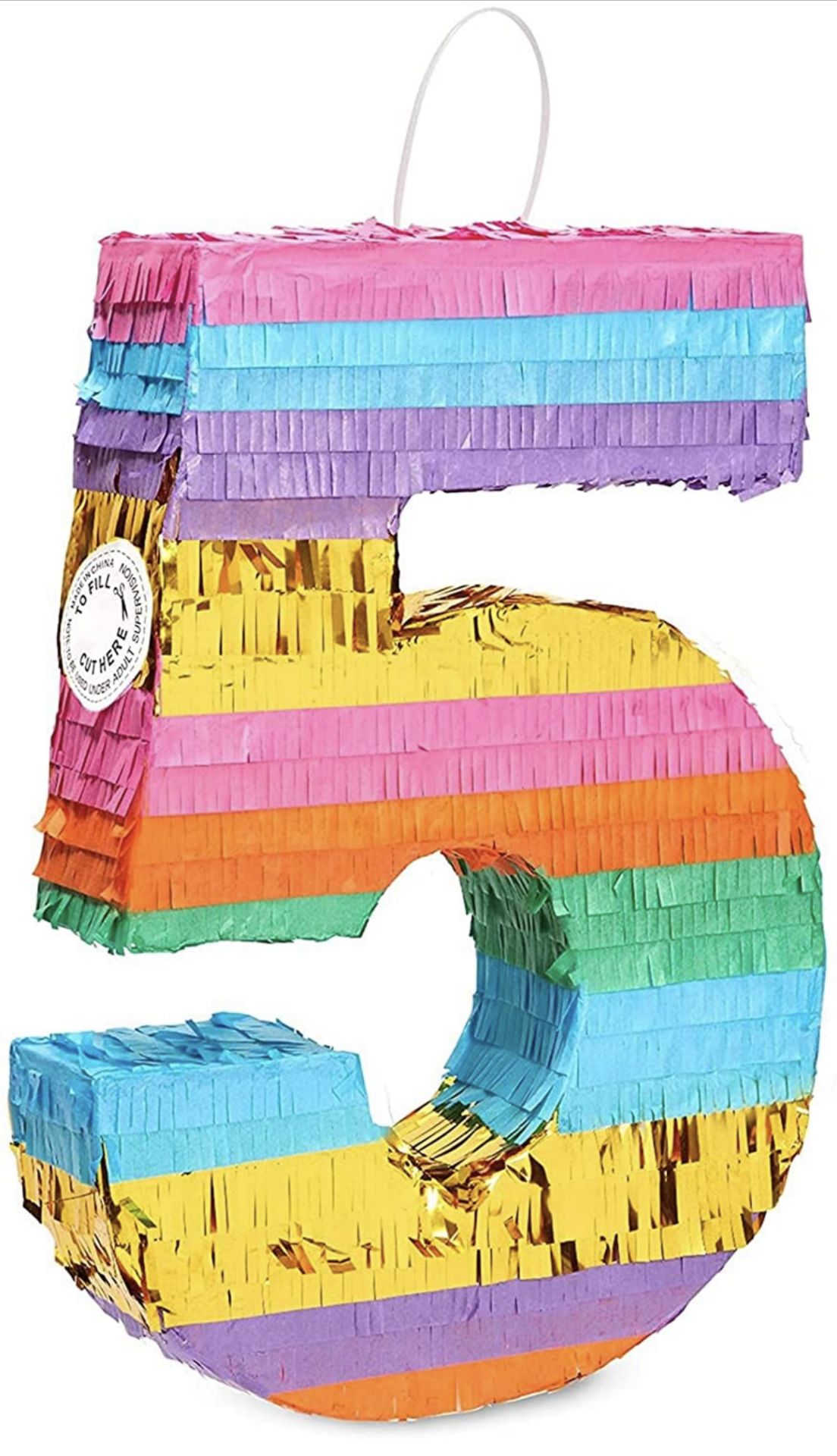 Set of 6 Party Pinatas (for contents/ list, see image) - Image 2 of 5