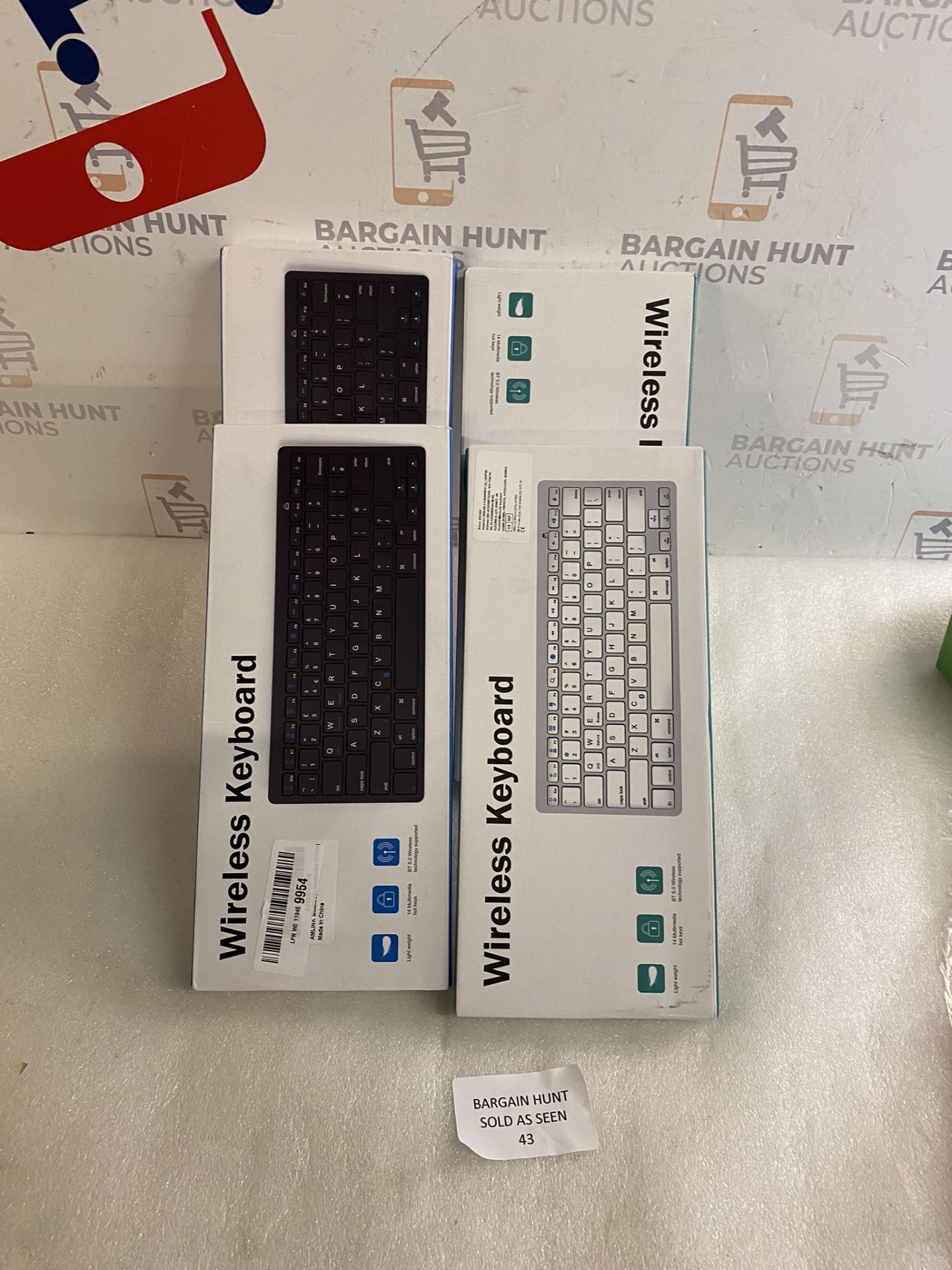 Amlink Wireless Bluetooth Keyboards, Set of 4 RRP £54