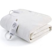 Bedsure Fitted Electric Blanket Double Heated Underblanket