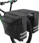 Bestcool 25L Bike Rack Bag Waterproof Bicycle Pannier Set of 2 RRP £48