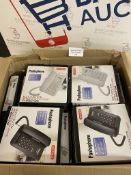 RRP £572 Set of 22 x Garsent Corded Telephone Big Button Handsfree Landline, RRP £26 Each