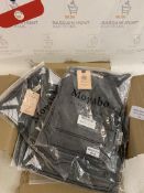 RRP £170 Set of 10 x Moyabo Womens V-Neck Short Sleeve T-Shirts, Small RRP £17 Each