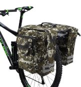 Bestcool 25L Bike Rack Bag Waterproof Bicycle Pannier RRP £23.99