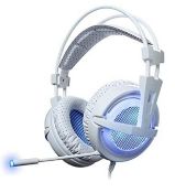 RRP £130 Set of 10 x Sades A6 USB Gaming Headset 7.1 Surround Sound PC Headphones