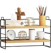 Desk Storage Shelf Desk Organizer Office 2-Tier Bookcase RRP £23.99