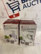 Vinsani Drum Grater Set of 2