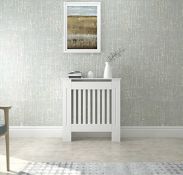 MYB White Designs Radiator Cover MDF Wood Grill Cabinet, Set of 2 RRP £78