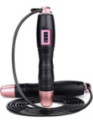 RRP £45 Set of 3 x Shinroad Tangle-Free Adjustable Skipping Rope with Counter