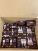 RRP £150 Collection of Avatar Smart Wifi Music Sync Alexa LED Light Bulbs Colour Changing