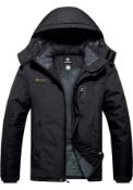 RRP £67.99 Gemyse Men's Mountain Waterproof Ski Jacket Waterproof Coat, M