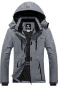 RRP £67.99 Gemyse Men's Mountain Waterproof Ski Jacket Waterproof Coat, L