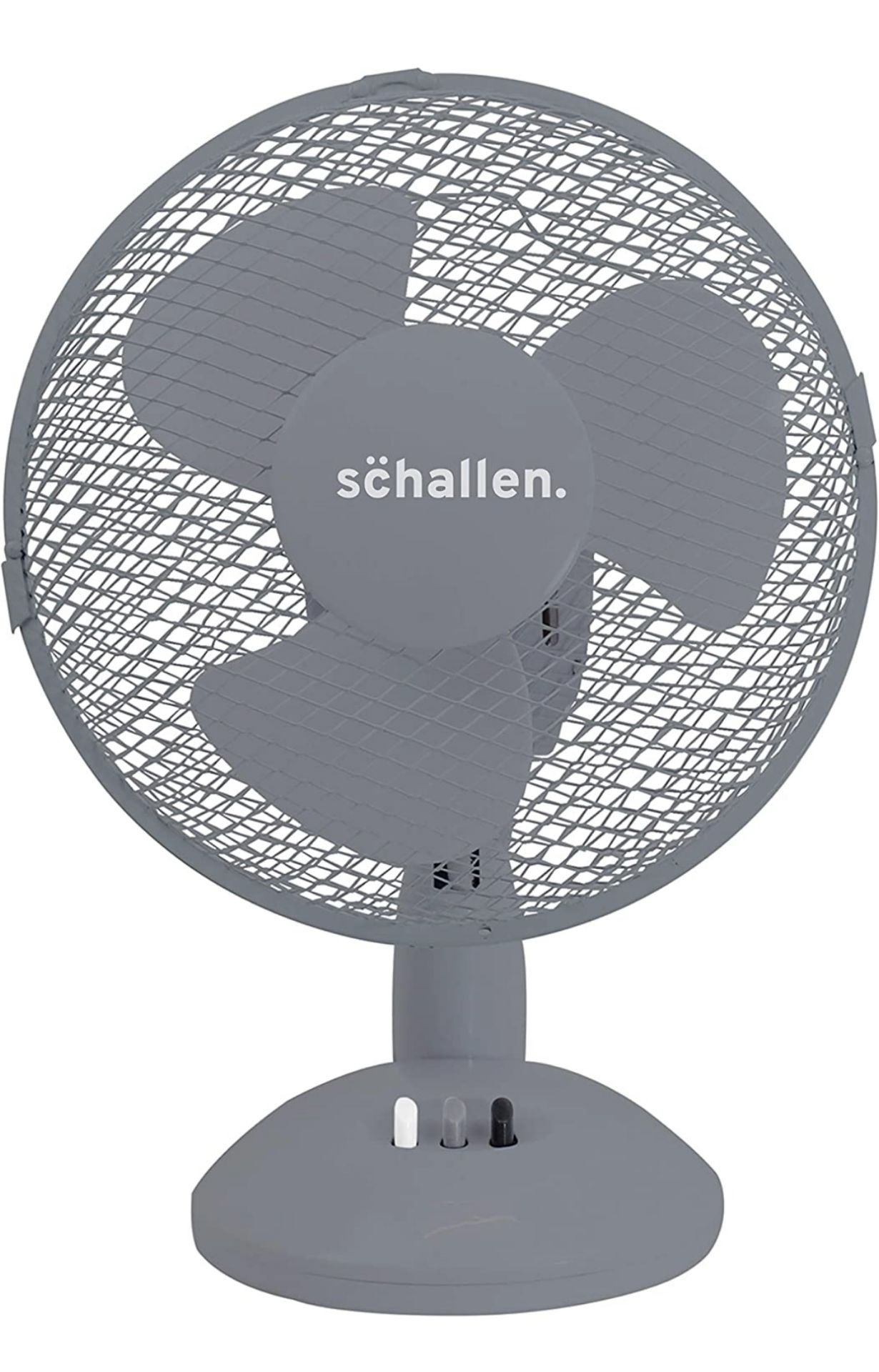 Schallen 9" Portable Oscillating Desk Fan