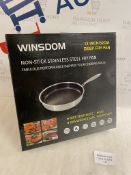 Winsdon Non-Stick Stainless Steel Deep Fry Pan RRP £39.99