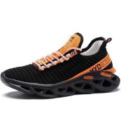 Fushiton Mens Womens Trainers Lightweight Breathable Sports Shoes, 43 EU