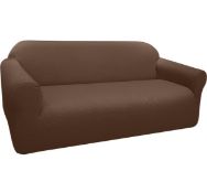 Granbest Thick Stretch Jacquard Sofa Cover (4 seater, coffee) RRP £46.99
