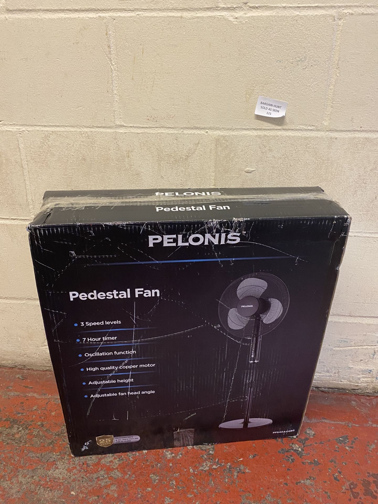 Pelonis 16-Inch Pedestal Oscillating Fan with Remote Control RRP £58.99 - Image 2 of 2