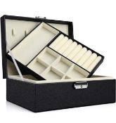 Jewellery Box Double Layer Detachable Jewellery Organizer