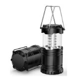LED Camping Latern 2-Pack Portable Battery Powered LED Lanterns