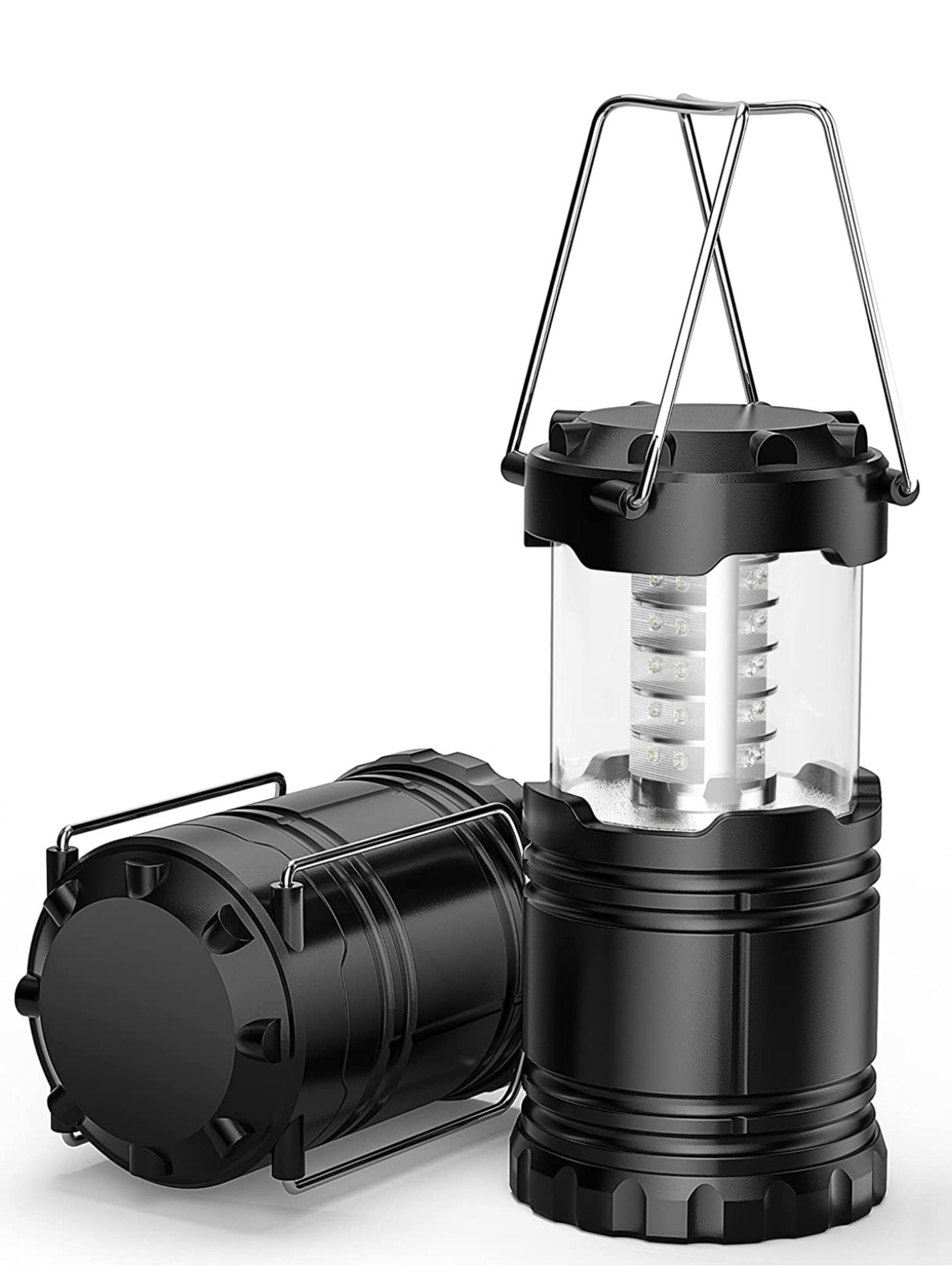LED Camping Latern 2-Pack Portable Battery Powered LED Lanterns