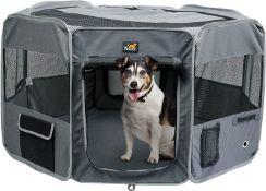 Toozey Portable Foldable Dog Pen - 600D Oxford Cloth