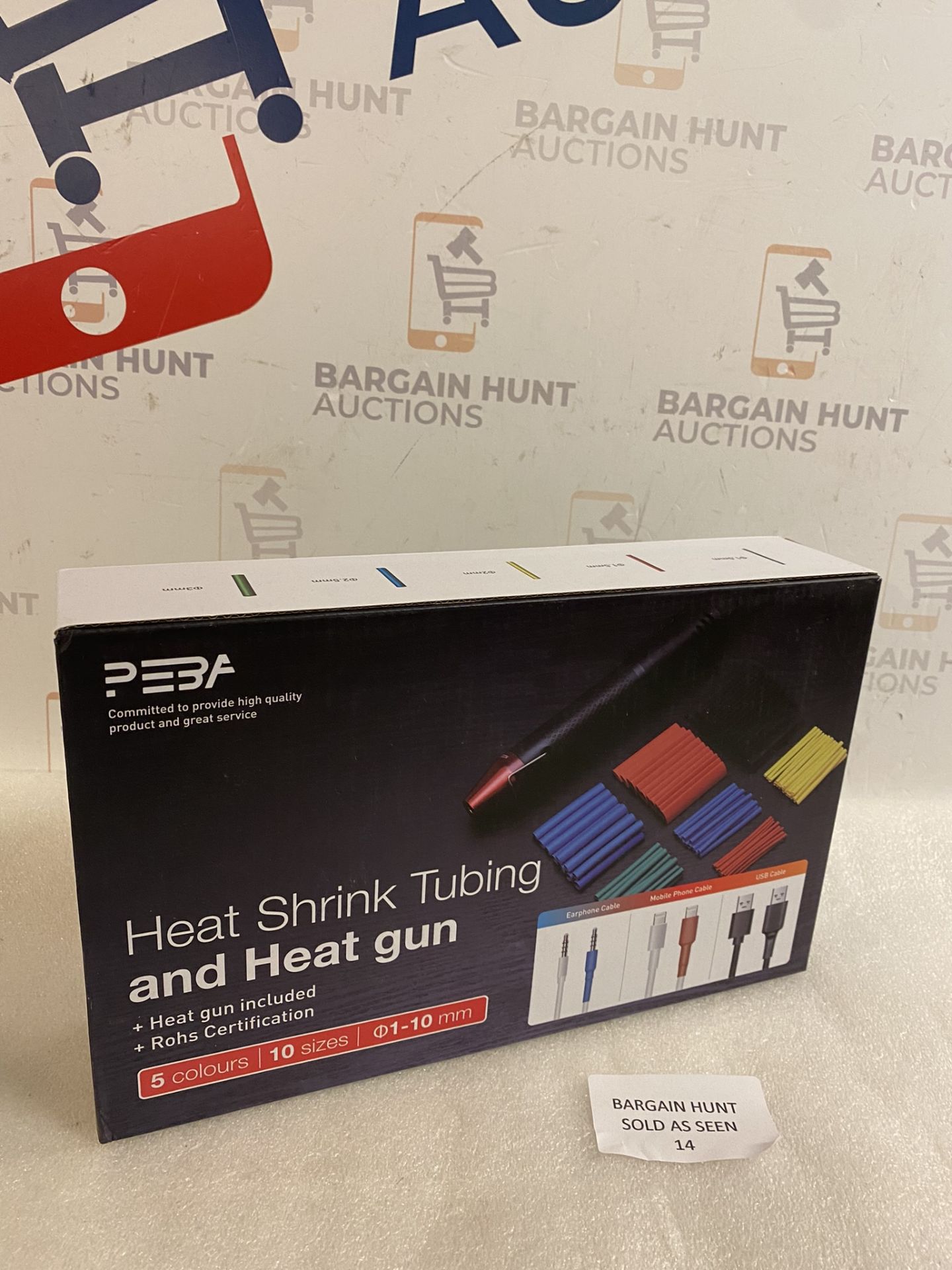 PEBA Heat Shrink Tubing and Heat Gun Kit