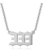 Angel Number Charm Necklace, Set of 13 RRP £117