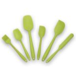 RRP £90 Set of 10 x Interiors87 Silicone 6-Pieces Cooking BBQ Spatulas