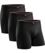 RRP £24.99 Danish Endurance 3-Pack Bamboo Trunks for Men, XL