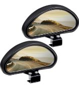 RRP £140 Set of 10 x Voarge 2-Piece Adjustable Blind Spot Side Mirrors Car Auxiliary Mirror